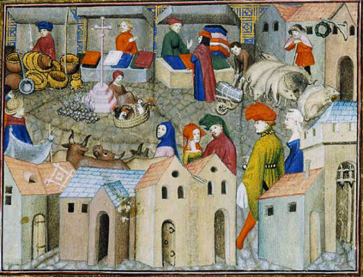 15de eeuwse jaarmarkt
