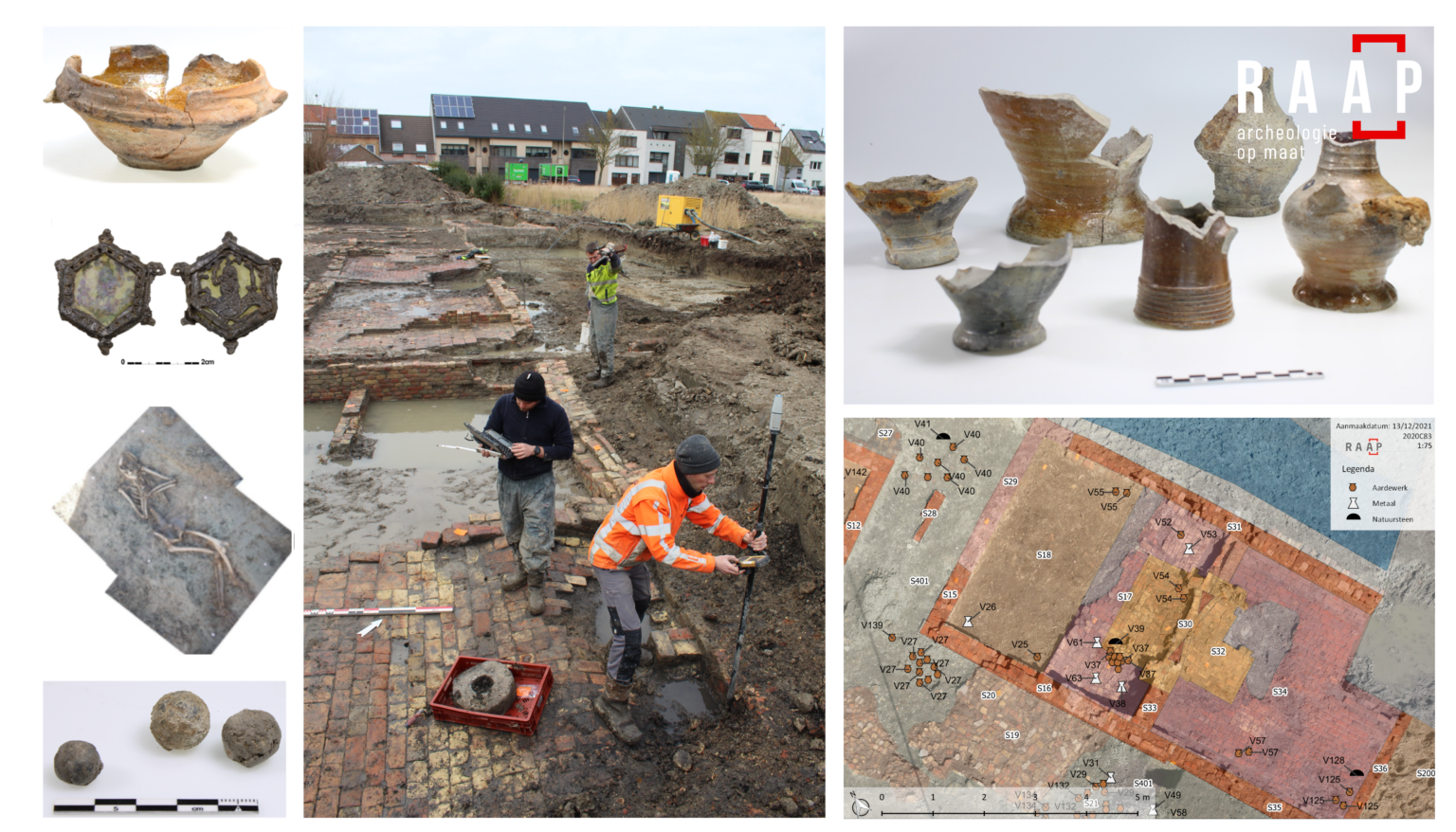 Opgraving Oostende: geplunderde herberg tijdens het beleg van Oostende